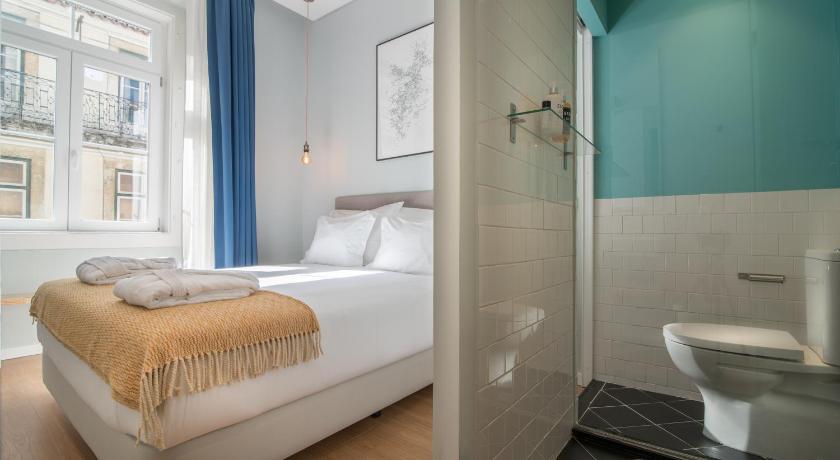 リスボン Esqina Urban Lodge 3つ星 ホテル 客室