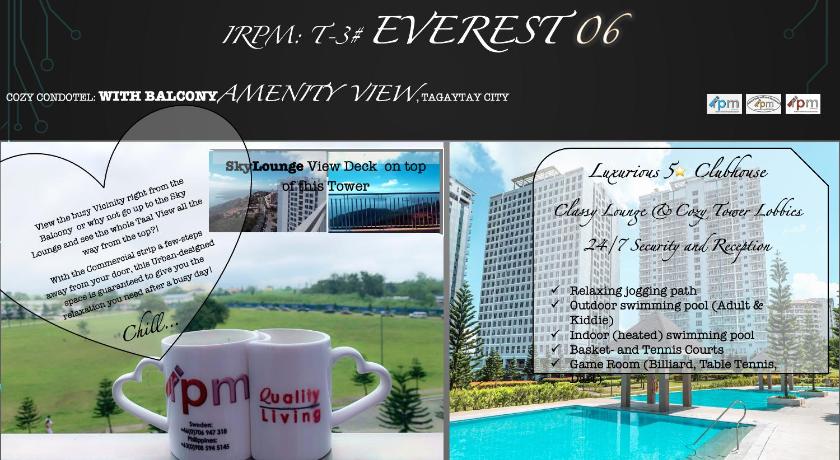 IRPM: WIND T3#Everest06 COZYCondotelBalconyAMENITY photo