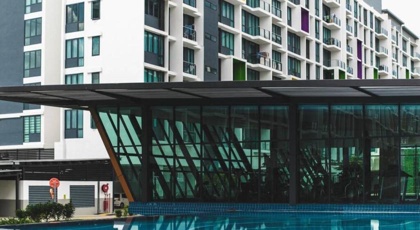 쿠칭 Jazz Suites @ Vivacity Megamall 4성급 게스트하우스 레스토랑