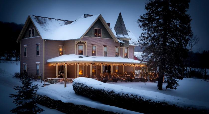 마가렛빌 (NY) Margaretville Mountain Inn B&B 3성급 숙소 로비