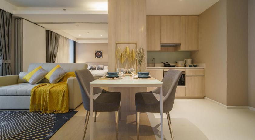 バンコク Pool&BTS Nana&MRT Sukhumvit&Max4ppl#10F69 4つ星 ゲストハウス ロビー