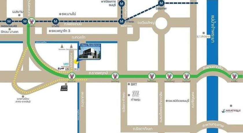 Aqua Residences อควา เรสซิเดนซ์ ห้องพักใหม่ให้เช่า ติดรถไฟฟ้าสถานีวุฒากาศ - image 11