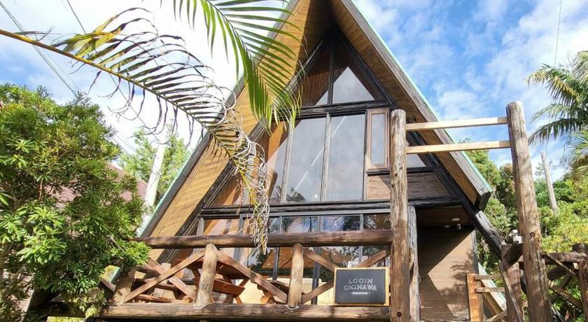 沖縄本島 LOGIN OKINAWA -monotone- 1つ星 ゲストハウス ロビー