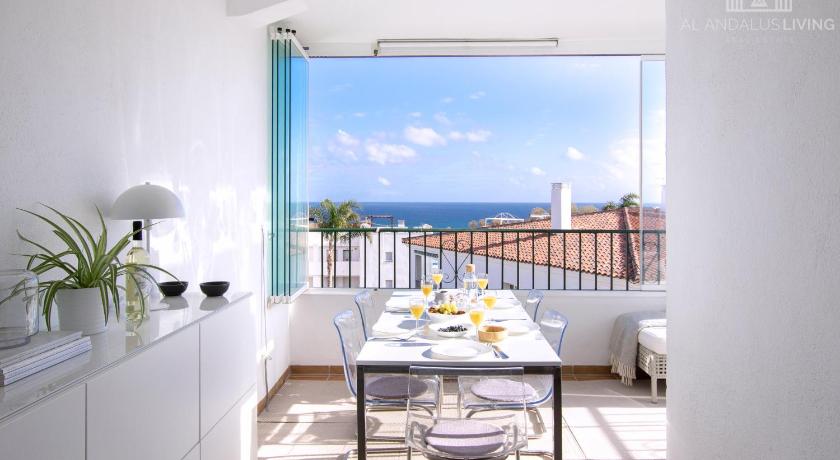 Scandinavian style apartment with amazing sea views and south west facing sunny terrace in Miraflore