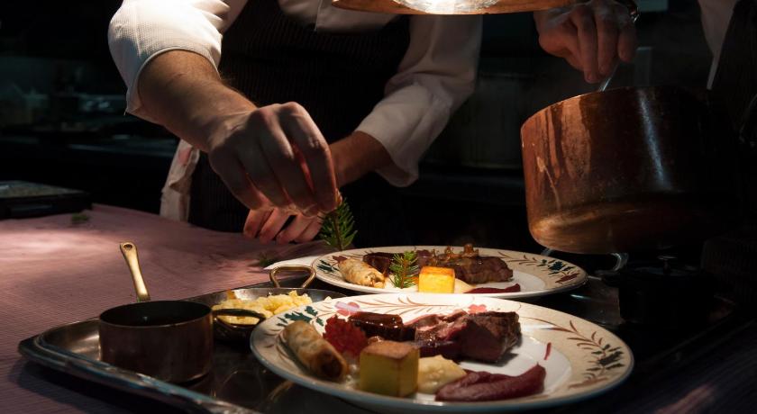 阿邦丹斯拉沙佩勒 Les Cornettes 3星级 酒店 餐厅