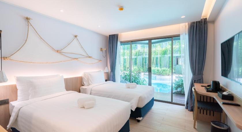 デラックス　ツインルーム　プール利用込 (Deluxe Twin Room with Pool Access)の画像 5