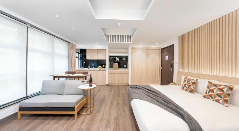 Guestroom, Shama Central Serviced Apartments in Hong Kong