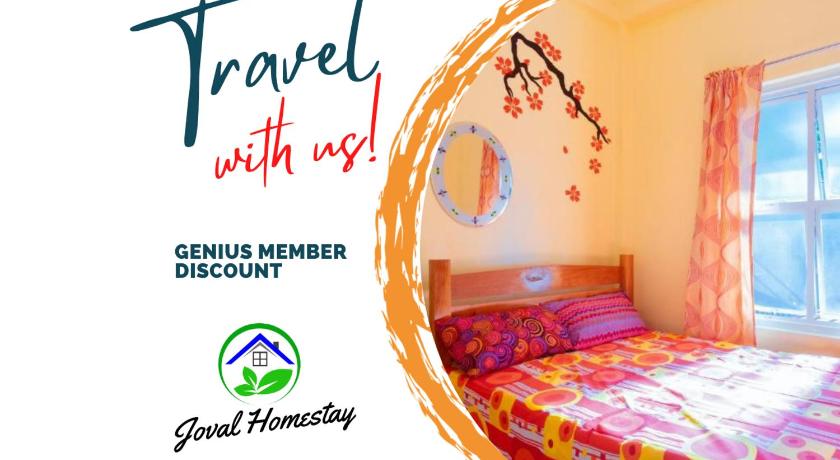 a bed with a picture of a cat on it, Joval Homestay in Palawan