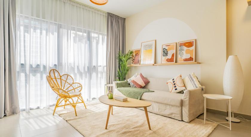 Bohemian Treasure 1BR, 5-min to Dubai Mall — Hotel in Dubai