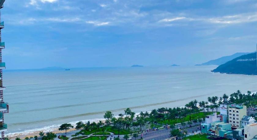 a view from a balcony of a large city, ViCTOR CONDOTEL FLC in Quy Nhon (Binh Dinh)