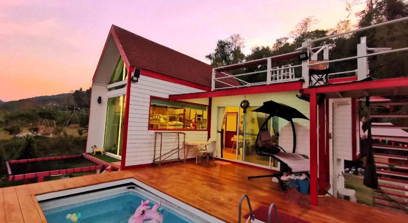 บ้านฟาร์มรักพูลวิลล่าวิวทะเลสาปแก่งกระจาน — Hotel in Phetchaburi