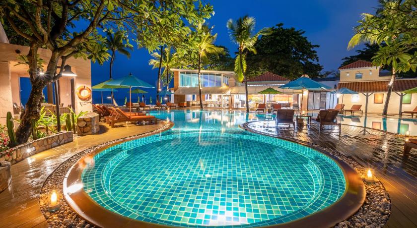 a large swimming pool in a resort setting, Baan Samui Resort (SHA Extra plus) in Koh Samui