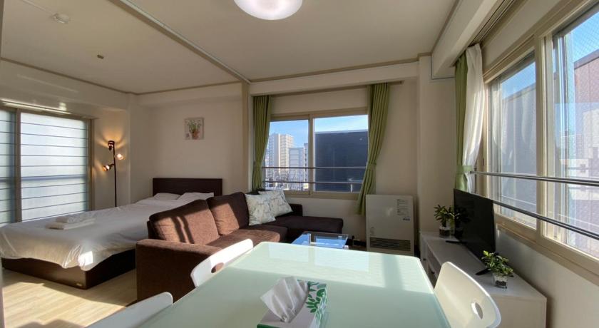 삿포로 Close to Sapporo station & Hokkaido University Hokusei 6F 3성급 숙소 스위트룸