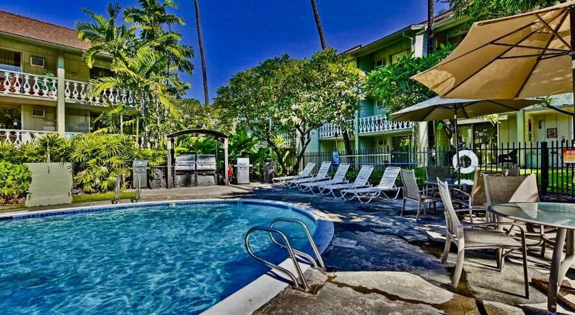 NAUTICAL THEME GARDEN VIEW STUDIO - KONA ISLANDER INN CONDOS condo
