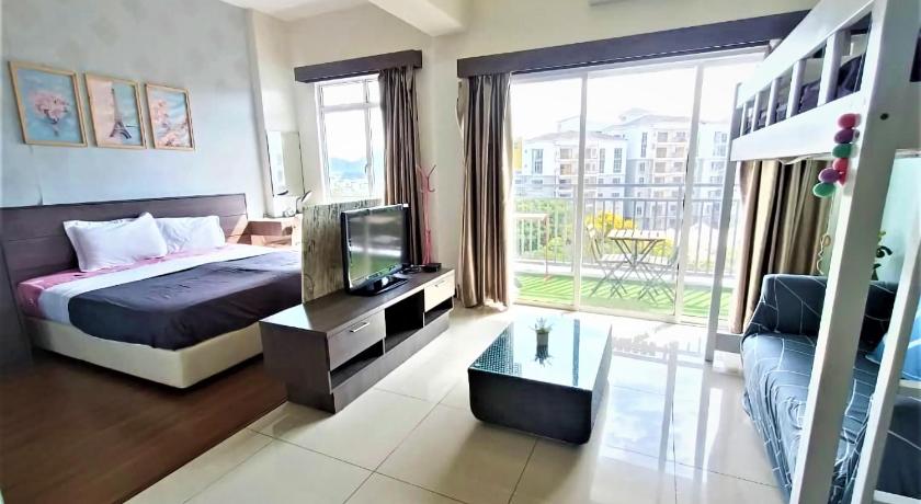 말라카 BY LG WATER THEMEPARK SUITES MELAKA BY GGM 4성급 게스트하우스 스위트룸