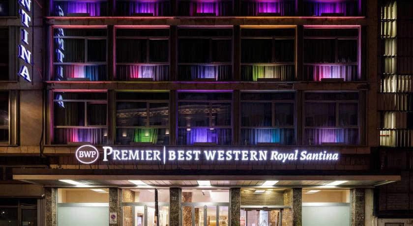 a large building with a lot of windows, Best Western Premier Hotel Royal Santina in Rome