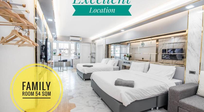 Family Hub Pratunam 6 FREE Airport pickup min 3nights and 4Adults stay photo