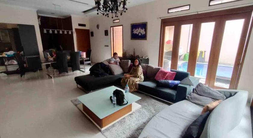 Nice house with modern furniture at Bandung photo