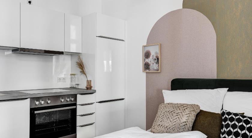 베를린 Arbio I Luxury Apartments in East Side Gallery 4성급 호텔 레스토랑