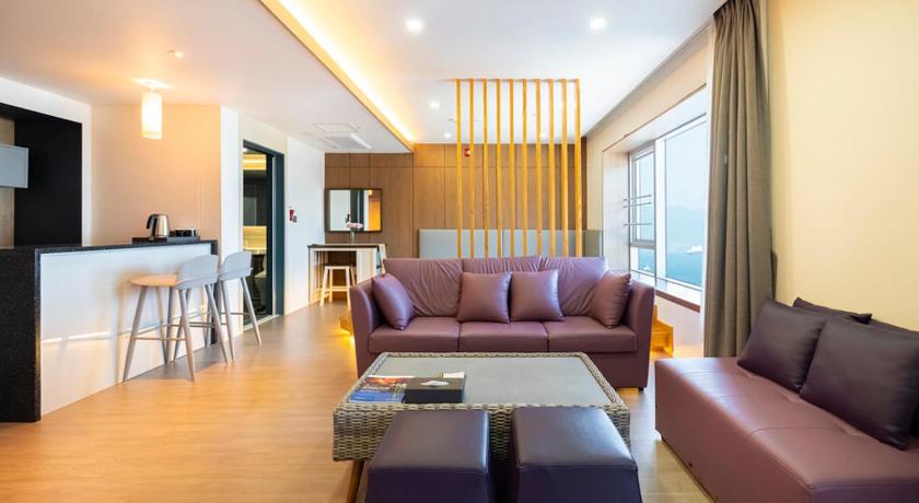 麗水 Yeosu Hotel Haven 4つ星 ホテル 眺望