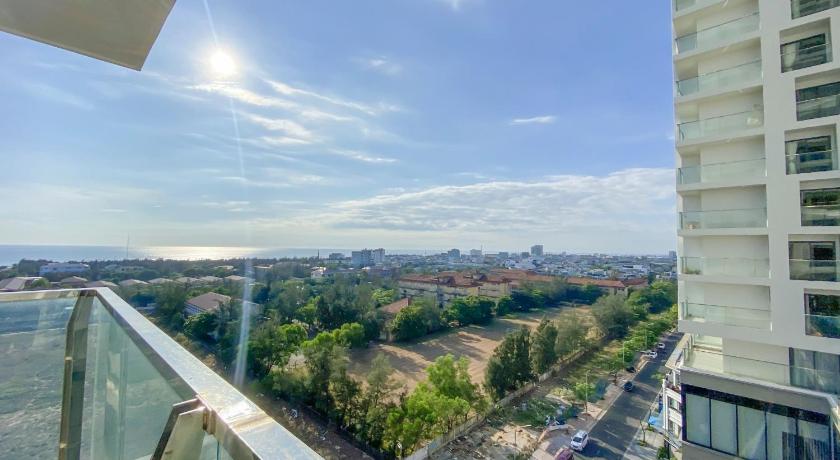 a view from a balcony of a city, APEC MANDALA Victor Apartment in Tuy Hòa (Phú Yên)