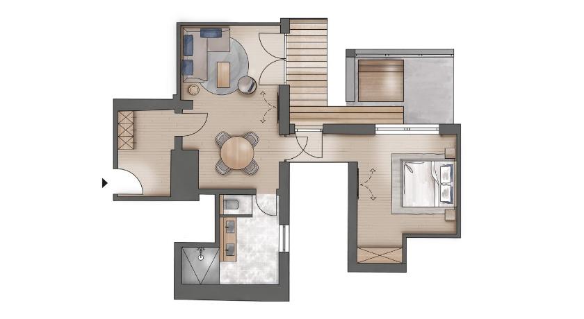 Lakosztály szaunával (Suite with Sauna) fotója 6