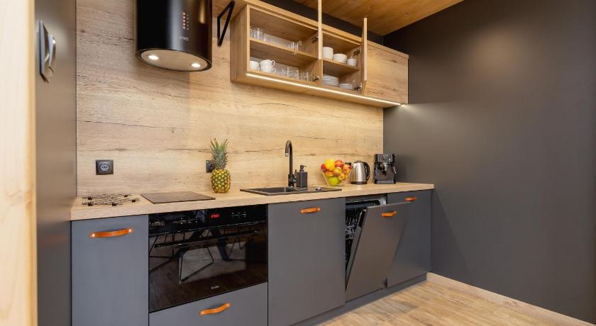 扎科帕内 Premium Apartments Salwatorianska Mountain View Zakopane by Renters Prestige 4星级 民宿 餐厅