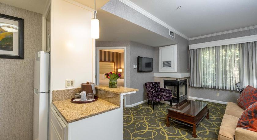 Image of Suite - 1 King Bed, Nonsmoking, Fireplace, Whirlpool Tub, Separate Living Area, Balcony, Sofabed 4