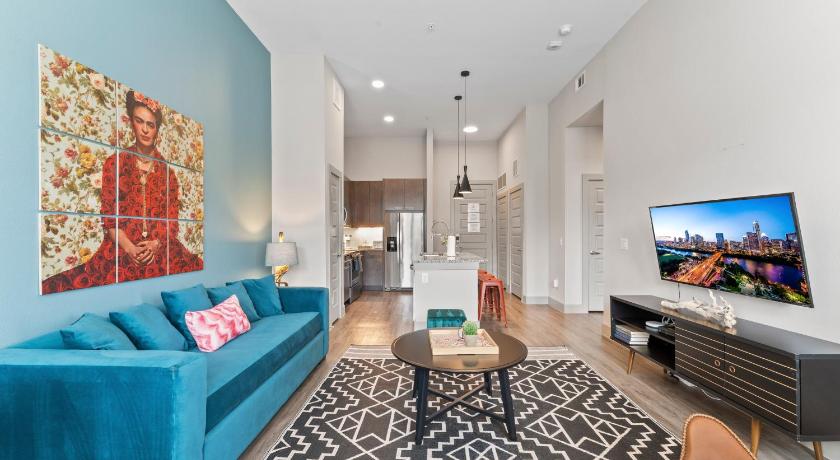 オースティン Modern & Chic 1BR Luxury Apts Close to Downtown & Airport 5つ星 宿泊施設 プール