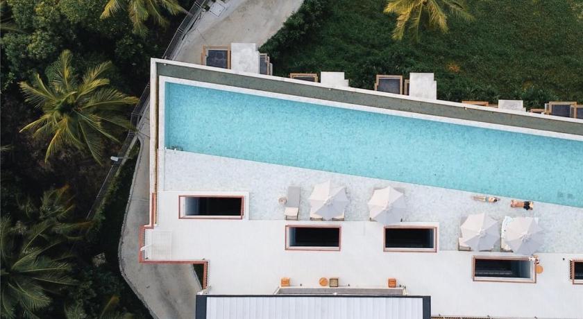 an aerial view of a building with a surfboard on top of it, Varivana Resort Koh Phangan (SHA Extra Plus) in Ko Pha-ngan