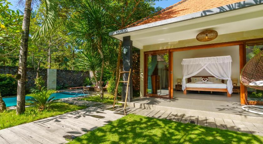 발리 Coco Garden Pool Villas 3성급 호텔 외관