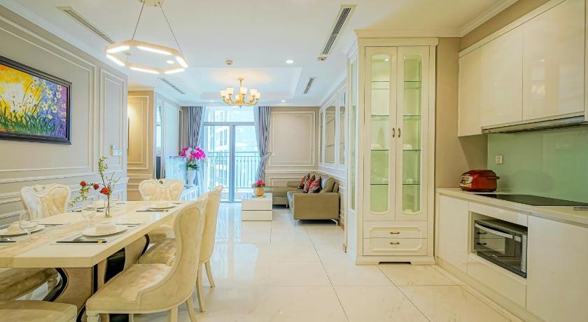 ホーチミン The Lexington Suites, Vinhomes Central Park & Paranomic View 3つ星 ゲストハウス ロビー