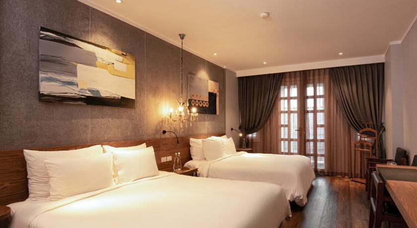 ハノイ Bespoke Trendy Hotel Hanoi Hotel 4つ星 ホテル ロビー