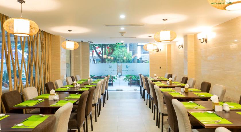 ホーチミン Aiden Saigon Hotel 3つ星 ホテル レストラン