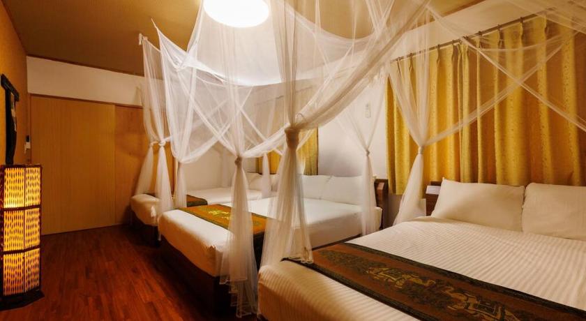 沖縄本島 ビーチまで5分 1棟貸切ホテルKanasa 最大10名まで宿泊可能 かなさ 3つ星 シングルルーム レストラン