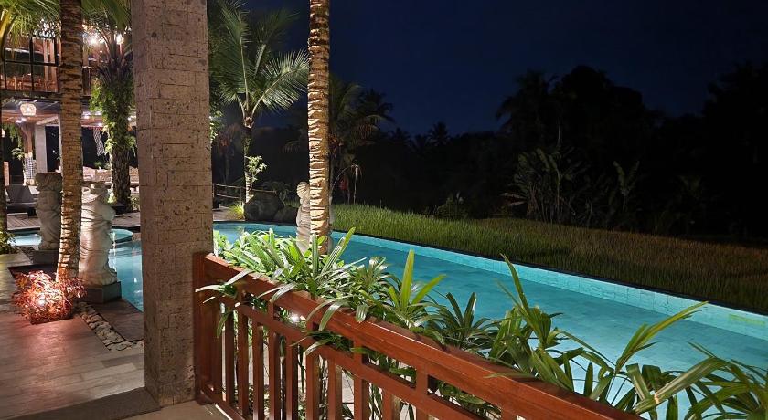 バリ Pinggala Villa Ubud 4つ星 ホテル 眺望
