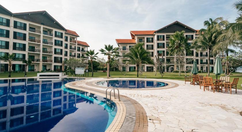 コタキナバル Borneo Beach Villa & Suite 4つ星 ホテル ロビー