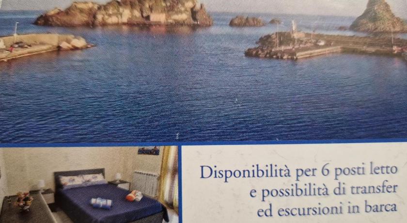 アチ・トレッツァ L'Isola e i Faraglioni house 3つ星 シングルルーム 客室