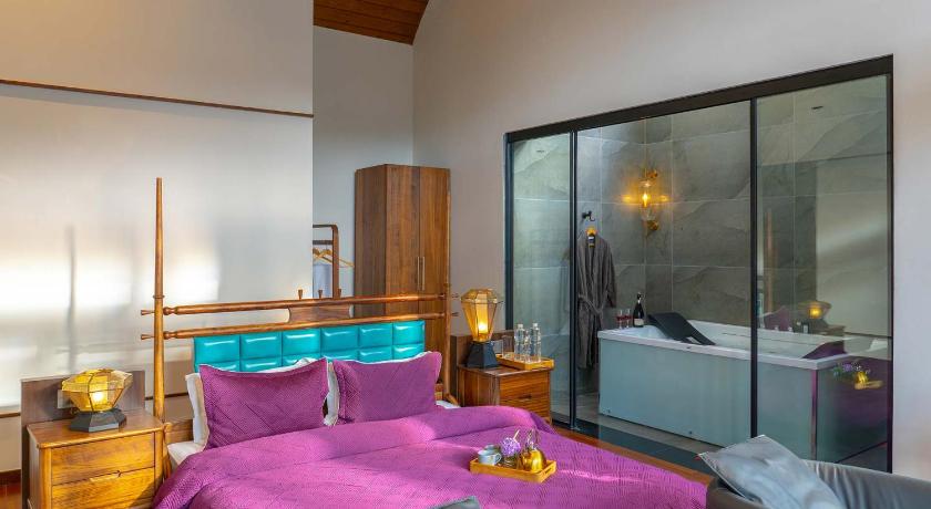 StayVista at Jolly Chalet with Outdoor Jacuzzi photo