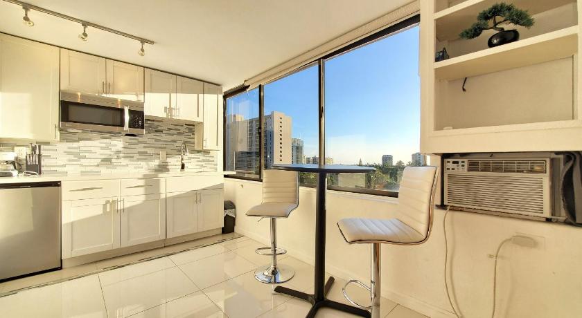 호놀룰루 (HI) Waikiki beach cozy studio no resort fee 3성급 숙소 외관
