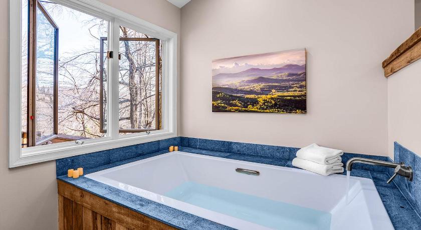 윈터그린 (VA) Love Ridge Mountain Lodging 4성급 숙소 레스토랑