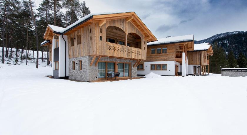 マレーベ Les Ciases Chalets Dolomites Apt 6 3つ星 シングルルーム 外観