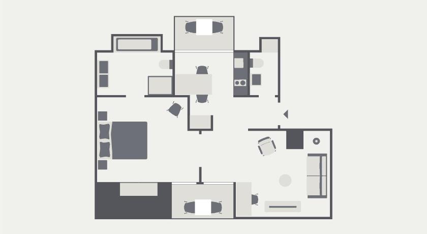 Image of One-Bedroom Apartment - Penthouse 11