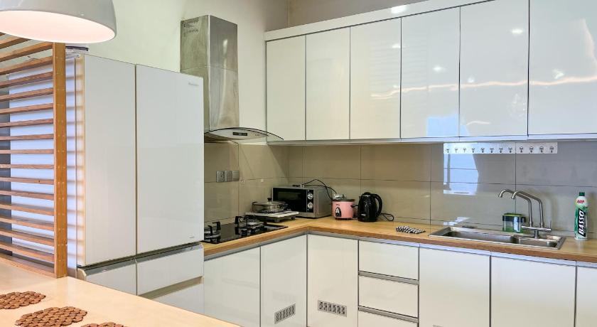 亚庇 The Loft condo@Imago Shopping Mall, City Centre in Kota Kinabalu 3星级 民宿 餐厅