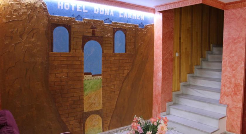 ロンダ Hotel Dona Carmen 1つ星 ホテル ロビー