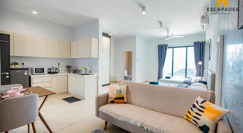 겐팅 하이랜즈 고통 자야의 스튜디오 아파트먼트 (55m², 프라이빗 욕실 1개) (Studio V@Midhills Genting Highlands (Free WiFi)) 5성급 싱글룸 스위트룸