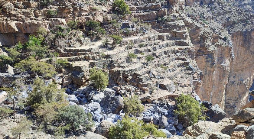 Stone rest house jebel shams photo