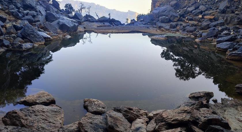 Stone rest house jebel shams photo