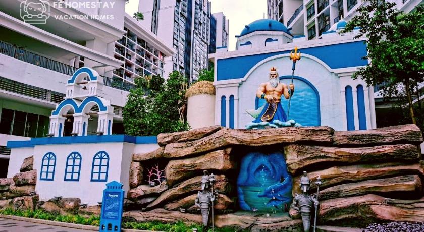 莎阿南 FE Cozy iCity Homestay 2BR 3PAX IDCC SACC PKNS 4星级 民宿 泳池