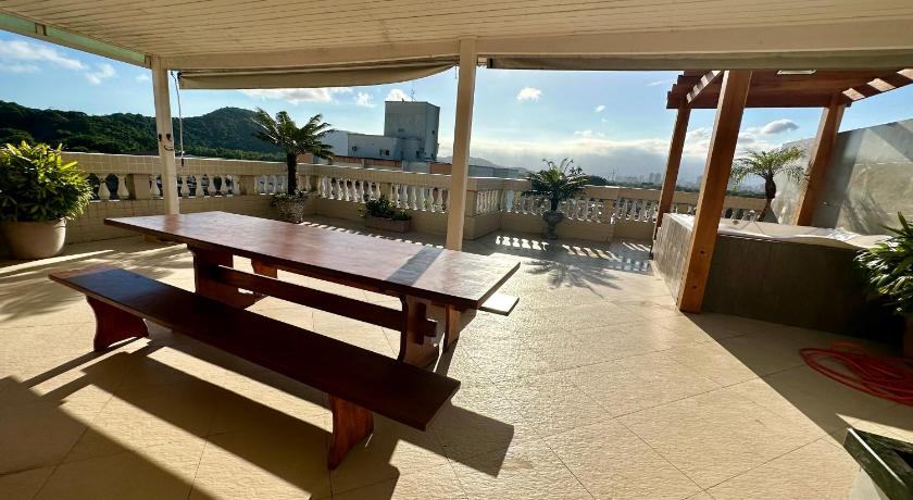 Guarujá Cobertura de 3 quartos com hidromassagem e vista do por-do-sol 4-Star Single Room lobby